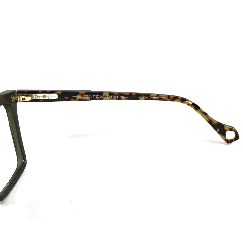 Anne & Valentin Eyeglasses Frames BARCELONETA 21C17 Olive Tortoise 51-19-147